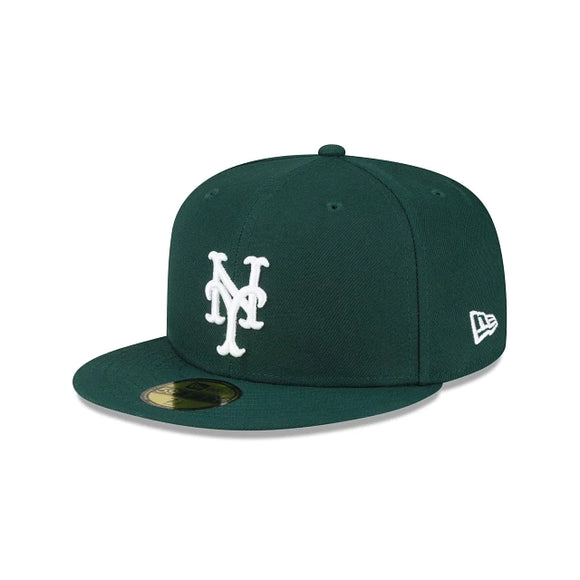 New York Mets Dark Green Gray Bottom New Era 59Fifty Fitted Hat