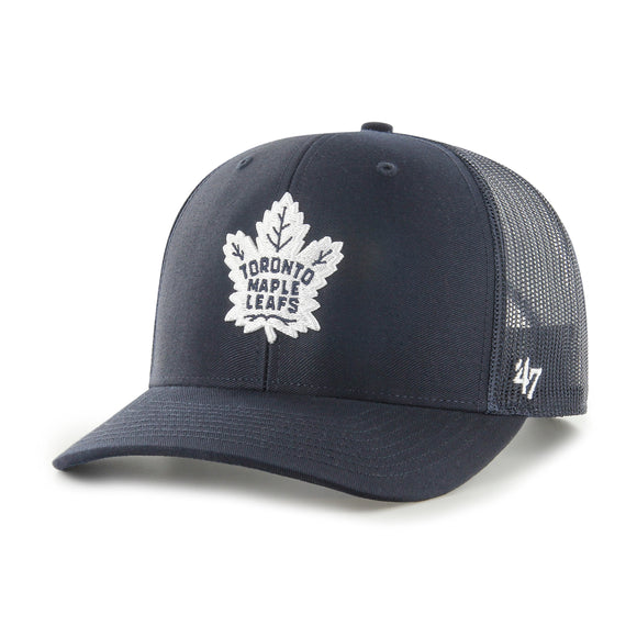 Men's Team Colour Toronto Maple Leafs Trucker '47 Brand Snapback Hat Cap