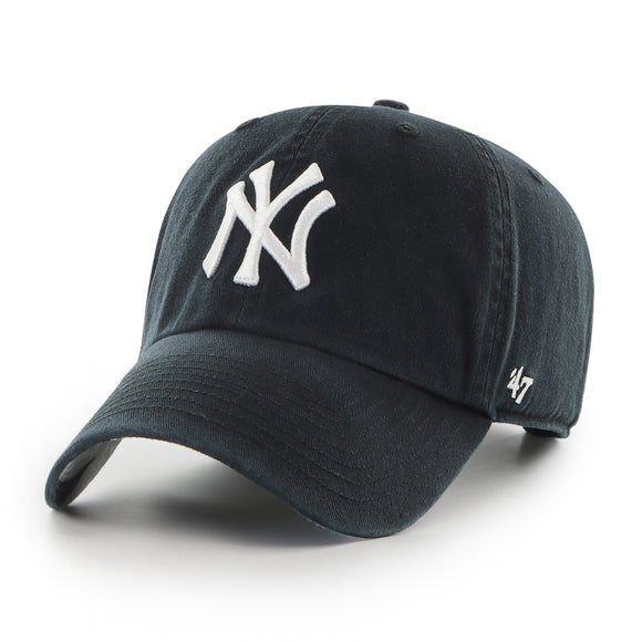 Men's New York Yankees 47 Brand Dark Tropic Clean Up Adjustable Buckle Cap Hat