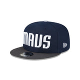 Men's New Era Navy Dallas Mavericks 2022/23 Statement Edition - 9FIFTY Snapback Hat
