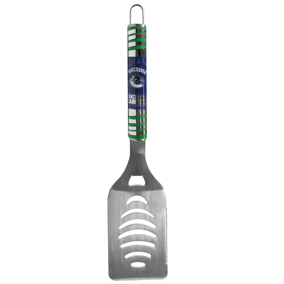 Vancouver Canucks NHL Hockey Tailgater Stainless Steel Spatula  - With Bottle Opener