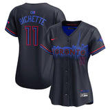 Women's Toronto Blue Jays Nike Navy 2024 City Connect Limited Jersey - Bo Bichette