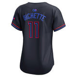 Women's Toronto Blue Jays Nike Navy 2024 City Connect Limited Jersey - Bo Bichette