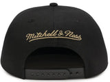 Men's Mitchell & Ness MLB Toronto Blue Jays 2025 World Series Adjustable A-Frame Snapback Hat - Black/Gold