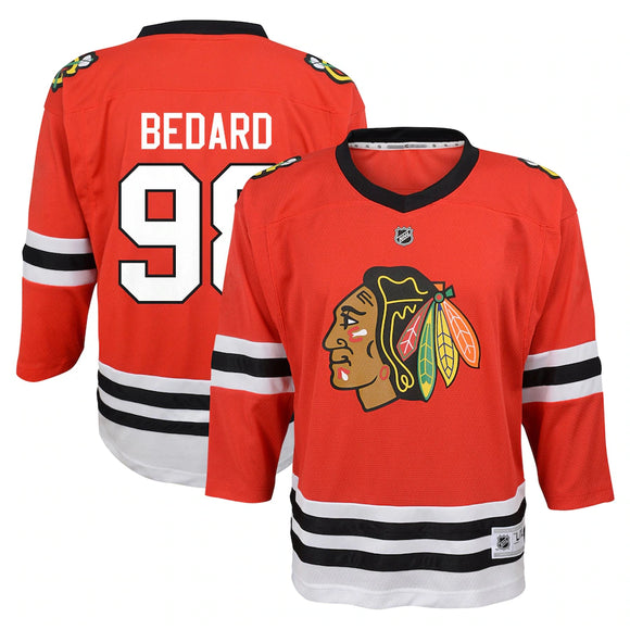 Youth Chicago Blackhawks Connor Bedard Red Home Replica Player Jersey