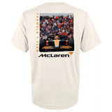 Men's McLaren Motorsports Racing F1 Team Race Fan T-Shirt - Cream