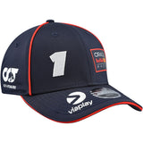 Youth Max Verstappen Red Bull Racing New Era Replica Driver 9SEVENTY Stretch-Snap Hat - Navy