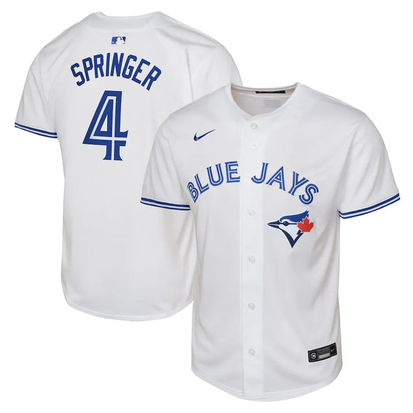 Youth Toronto Blue Jays George Springer Nike White Home Limited Player Jersey