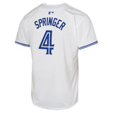 Youth Toronto Blue Jays George Springer Nike White Home Limited Player Jersey