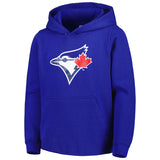 Toronto Blue Jays Royal Team Primary Logo Pullover Hoodie By Outerstuff - Children's Sizes