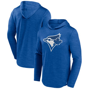 Men's Toronto Blue Jays Fanatics Branded Royal Primary Logo Beginning Long Sleeves Hooded T Shirt