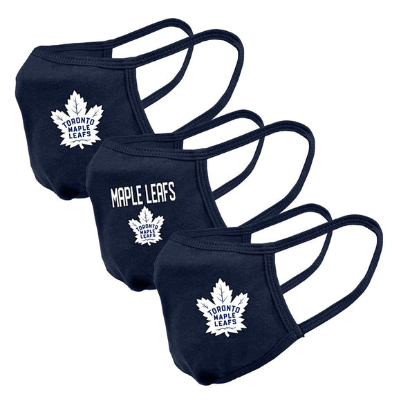 Toronto Maple Leafs NHL Hockey Core Primary Logo Guard 2 Face Mask Cover - Pack of 3