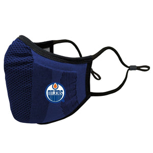 Youth Edmonton Oilers NHL Hockey Core Primary Logo Guard 3 Face Mask Cover