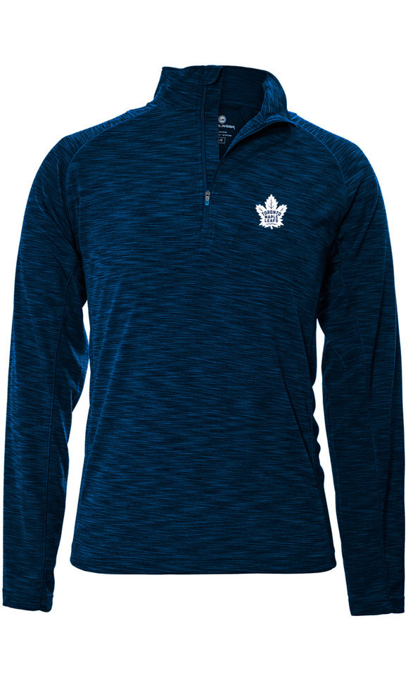 Men's Toronto Maple Leafs Mobility Insignia Strong Style 1/4 Zip Pullover Top - Bleacher Bum Collectibles, Toronto Blue Jays, NHL , MLB, Toronto Maple Leafs, Hat, Cap, Jersey, Hoodie, T Shirt, NFL, NBA, Toronto Raptors