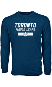 Men's Toronto Maple Leafs Undisputed Oscar Long Sleeves Wordmark Grey T Shirt - Bleacher Bum Collectibles, Toronto Blue Jays, NHL , MLB, Toronto Maple Leafs, Hat, Cap, Jersey, Hoodie, T Shirt, NFL, NBA, Toronto Raptors