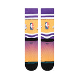 Men's Los Angeles Lakers NBA Basketball Stance Fader Screw Socks - Size Large