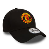 Men's New Era Manchester United Essential Black 9Forty Buckle Adjustable Hat