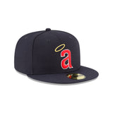 California Angels New Era 1971 Cooperstown Collection Wool - 59FIFTY Fitted Hat - Navy