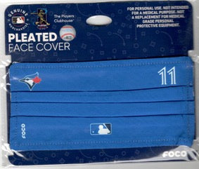 Toronto Blue Jays Bo Bichette MLB Baseball Foco On Field Game Adjustable Face Cover