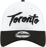 Men's Toronto Raptors New Era White/Black 2019/20 Earned Edition 9TWENTY Adjustable Hat - Bleacher Bum Collectibles, Toronto Blue Jays, NHL , MLB, Toronto Maple Leafs, Hat, Cap, Jersey, Hoodie, T Shirt, NFL, NBA, Toronto Raptors