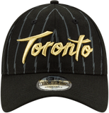 Men's Toronto Raptors New Era Black 2019/20 Alternate Earned Edition 9TWENTY Adjustable Hat - Bleacher Bum Collectibles, Toronto Blue Jays, NHL , MLB, Toronto Maple Leafs, Hat, Cap, Jersey, Hoodie, T Shirt, NFL, NBA, Toronto Raptors