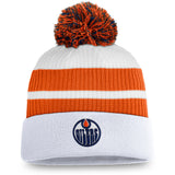 Men's Edmonton Oilers Fanatics Branded Special Edition Pom Cuffed Toque Knit Hat