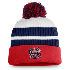 Men's Washington Capitals Fanatics Branded Special Edition Pom Cuffed Toque Knit Hat