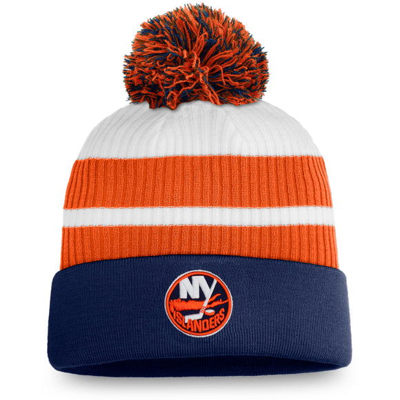 Men's New York Islanders Fanatics Branded Special Edition Pom Cuffed Toque Knit Hat