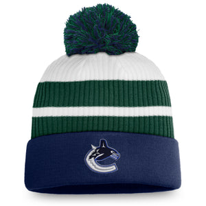 Men's Vancouver Canucks Fanatics Branded Special Edition Pom Cuffed Toque Knit Hat