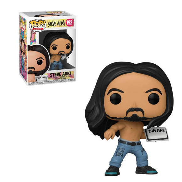 FunKo Pop! Rocks Steve Aoki with Cake Official Licensed Figure #192 Brand New