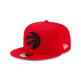 Men's Toronto Raptors NBA Basketball New Era Red 9FIFTY Green Paisley Under Bill Snapback Hat