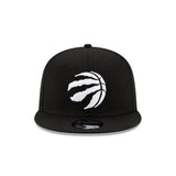 Men's Toronto Raptors NBA Basketball New Era Black 9FIFTY Pink Paisley Under Bill Snapback Hat