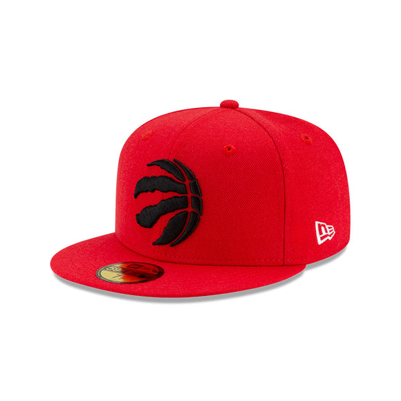 Men's Toronto Raptors NBA Basketball New Era Red 59FIFTY Green Paisley Under Bill Fitted Hat