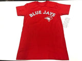 Men's Toronto Blue Jays MLB Baseball Alternate Red Round Neck T Shirt - Bleacher Bum Collectibles, Toronto Blue Jays, NHL , MLB, Toronto Maple Leafs, Hat, Cap, Jersey, Hoodie, T Shirt, NFL, NBA, Toronto Raptors
