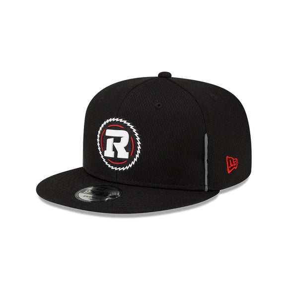 Ottawa Redblacks CFL Football New Era Sideline 9Fifty Black Snapback Cap Hat