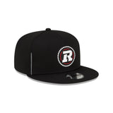 Ottawa Redblacks CFL Football New Era Sideline 9Fifty Black Snapback Cap Hat