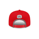 Calgary Stampeders CFL Football New Era Sideline 9Fifty Black Snapback Cap Hat