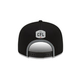 BC Lions CFL Football New Era Sideline 9Fifty Black Snapback Cap Hat