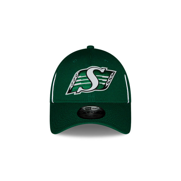 Saskatchewan Roughriders CFL Football New Era Sideline 9Forty Green Adjustable Cap Hat