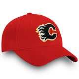 Men's Calgary Flames Basic Fan Structured Adjustable Strap One Size Fits Most Hat Cap - Bleacher Bum Collectibles, Toronto Blue Jays, NHL , MLB, Toronto Maple Leafs, Hat, Cap, Jersey, Hoodie, T Shirt, NFL, NBA, Toronto Raptors