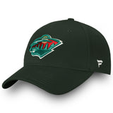 Men's Minnesota Wild Basic Fan Structured Adjustable Strap One Size Fits Most Hat Cap - Bleacher Bum Collectibles, Toronto Blue Jays, NHL , MLB, Toronto Maple Leafs, Hat, Cap, Jersey, Hoodie, T Shirt, NFL, NBA, Toronto Raptors