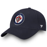 Men's Winnipeg Jets Basic Fan Structured Adjustable Strap One Size Fits Most Hat Cap - Bleacher Bum Collectibles, Toronto Blue Jays, NHL , MLB, Toronto Maple Leafs, Hat, Cap, Jersey, Hoodie, T Shirt, NFL, NBA, Toronto Raptors