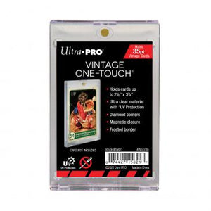 Ultra Pro Vintage One Touch 35pt Magnetic Collectors Card Holder Case - 1 Pack