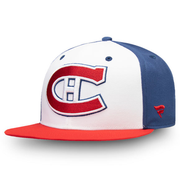 Men's Montreal Canadiens Fanatics Branded Vintage Retro Secondary Logo Snapback Hat