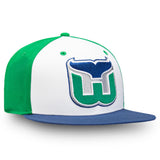 Men's Hartford Whalers Fanatics Branded Vintage Retro Secondary Logo Snapback Hat