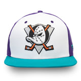 Men's Anaheim Ducks Fanatics Branded Vintage Retro Secondary Logo Snapback Hat