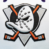 Men's Anaheim Ducks Fanatics Branded Vintage Retro Secondary Logo Snapback Hat
