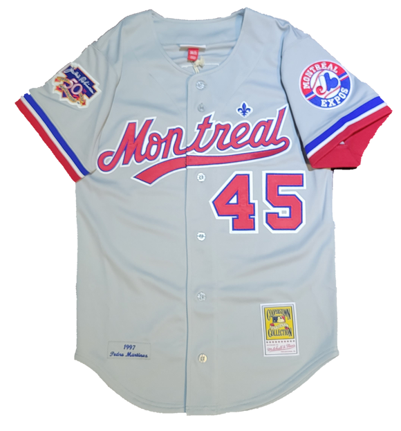 1997 Pedro Martinez Montreal Expos Mitchell & Ness Cooperstown Collection MLB Authentic Jersey