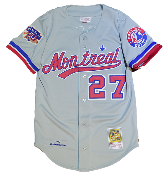 Mitchell & Ness Authentic Vladimir Guerrero Montreal Expos 2002 Button Front Jersey