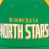 Minnesota North Stars Fanatics Branded True Classic Structured Adjustable Hat - Green/Yellow